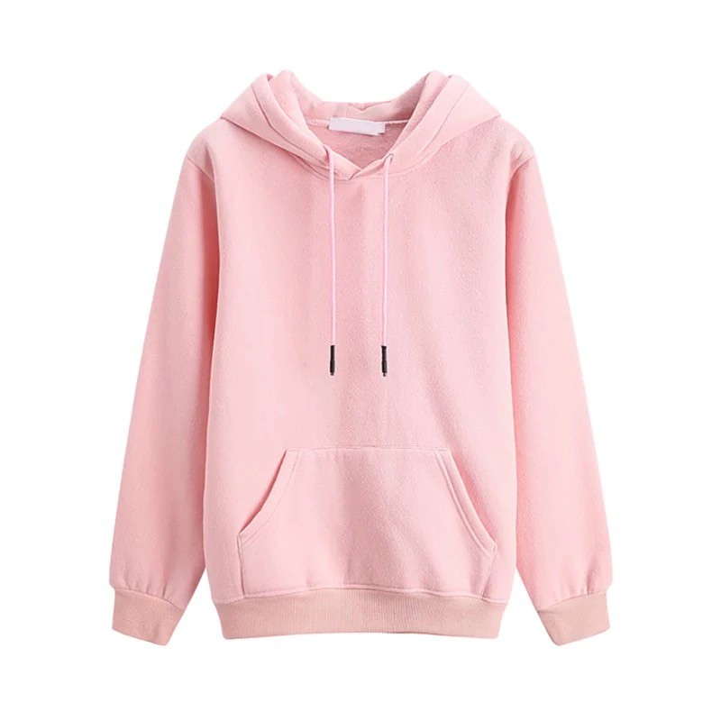 pink hooded top