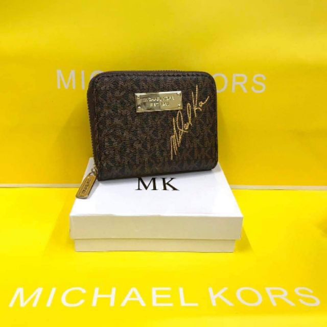mk yellow wallet