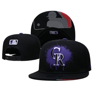 Unisex MLB Team Forida Marlins Milwaukee Brewers LA Boston Red Sox Toronto Blue Jays Colorado Rockies KC Cotton Embroidered Logo Snapback Caps VAOH #3