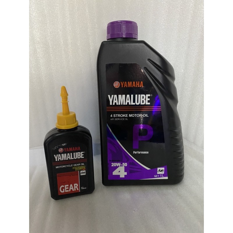 YAMALUBE MOTOR OIL(800ml/1L) & GEAR OIL SET(100ml)/SHELL GEAR OIL