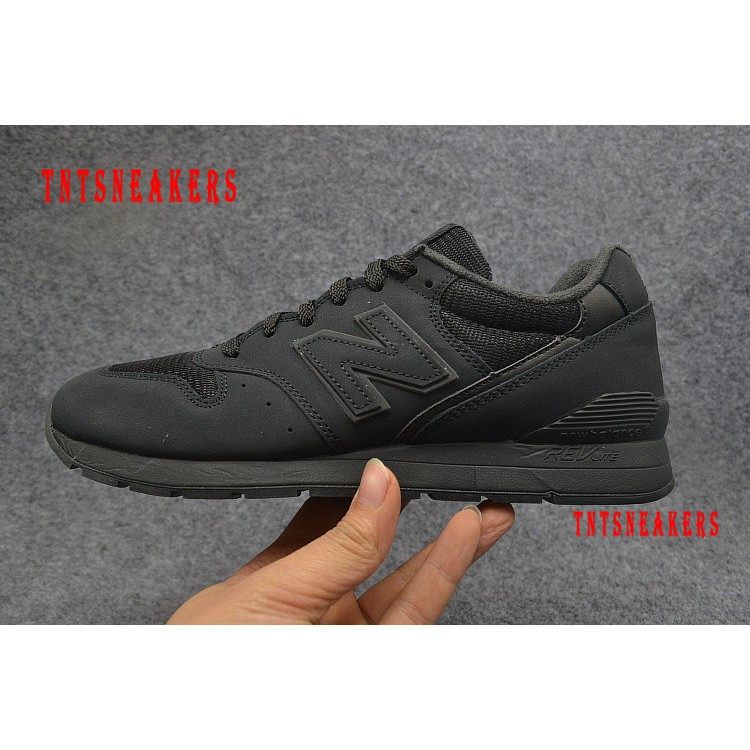 new balance 996 all black running trainers