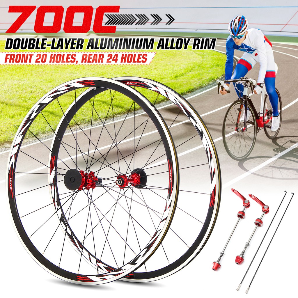 700C road bike Wheelset Ultra Light Road Bicycle Front Rear Wheelset