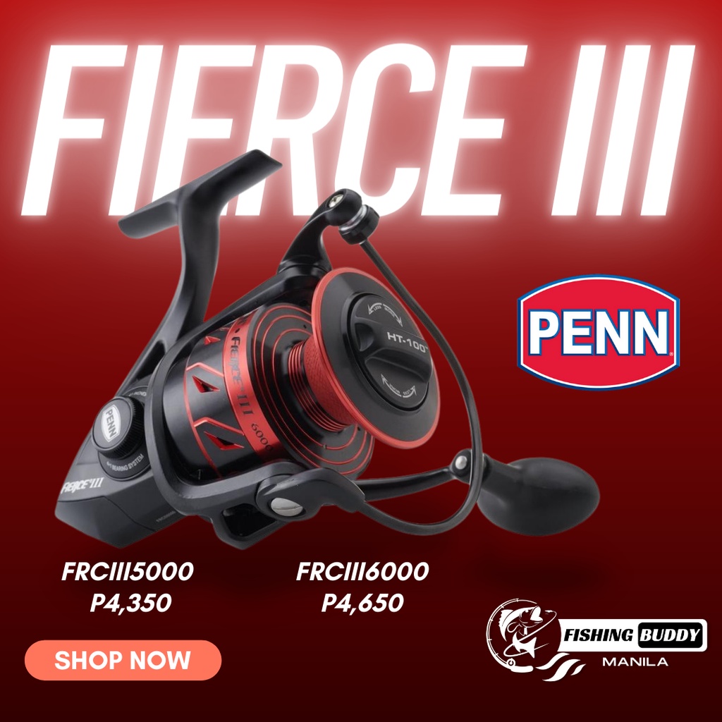 Penn Fierce III Spinning Reel FRCIII5000 FRCIII6000 GoodCatch Fishing ...