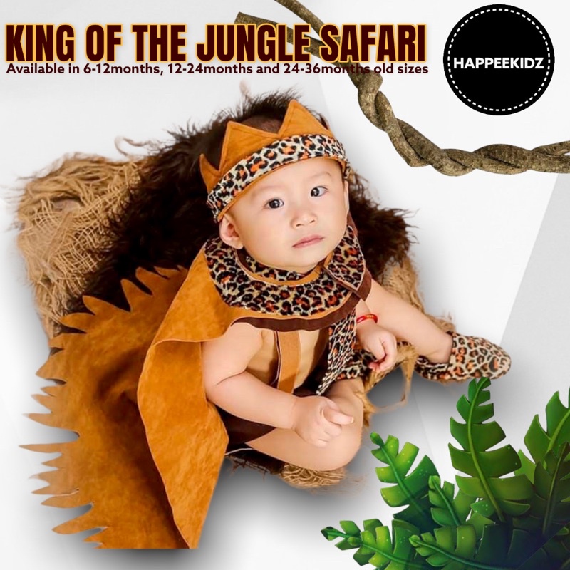 Safari / Jungle King Costume / King Of The Jungle Cakesmash Outfit | Shopee  Philippines