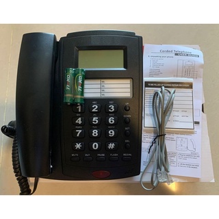 Corded Telephone With Caller ID Display