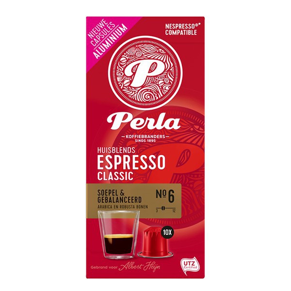 baai Rijd weg D.w.z Imported from Netherlands: Perla Espresso Classic Coffee Capsules 10pc.  Nespresso compatible | Shopee Philippines