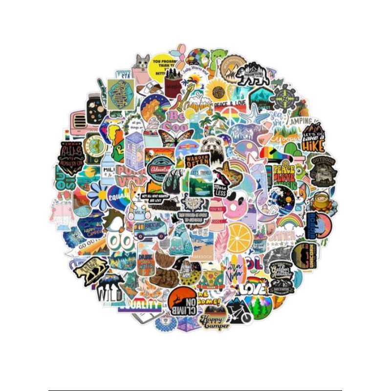 20 pcs aesthetic stickers (assorted) Shopee Philippines