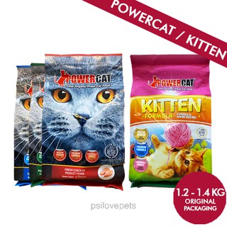 Powercat Cat and Kitten - Halal - Dry Cat Food - Original Packaging (1.2-1.4 Kg)