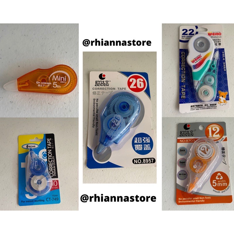 Correction Tape — PER PIECE Shopee Philippines