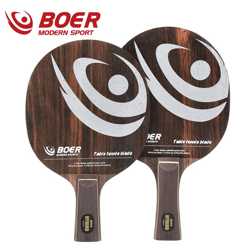 Boer table tennis racket soleplate Ebony 7layer horizontal and pen