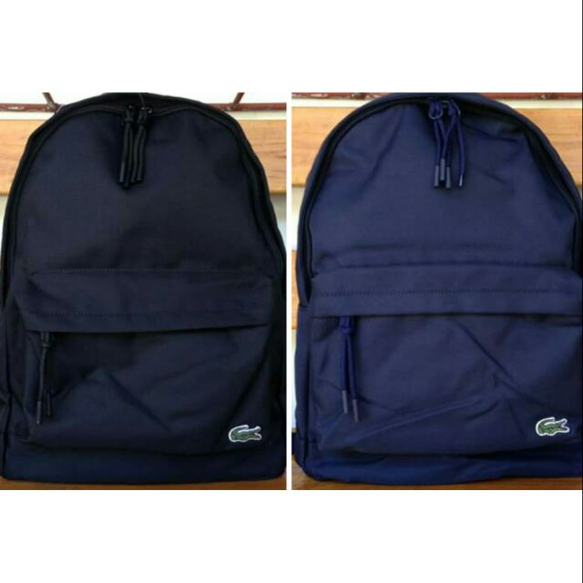 lacoste blue backpack