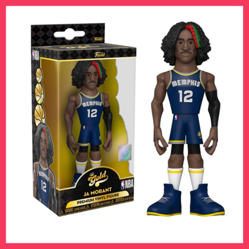 NBA Funko Gold Ja Morant Home Jersey 5