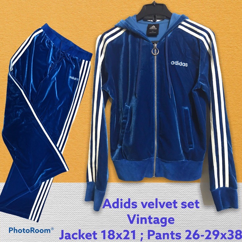 adidas velvet set