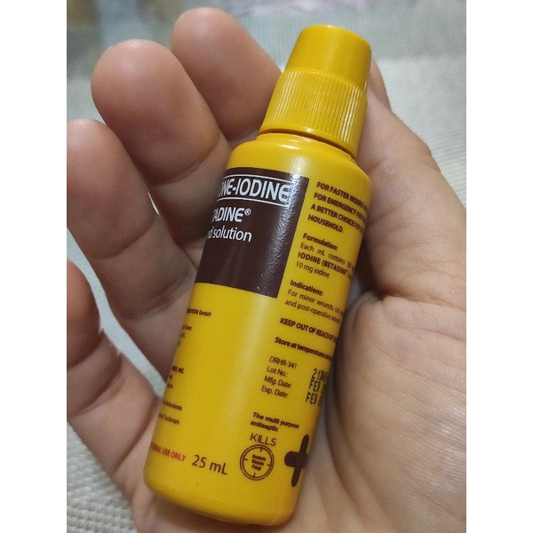 BETADINE wound solution 15 mL, 60 mL & 120 mL | Shopee Philippines