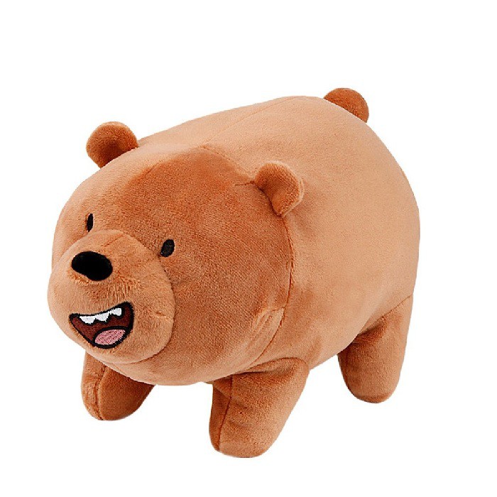 we bare bears grizz plush