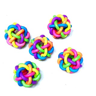 □ﺴDog toy pet colorful cute ball design toy pet Color ball pet toy ball dog toy rubber ball