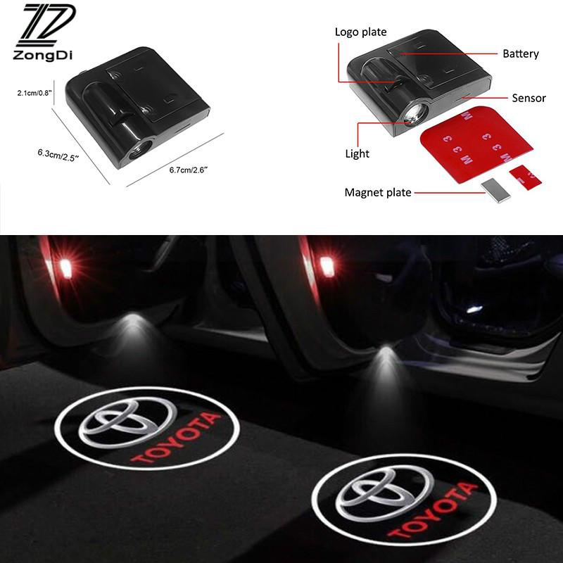 2pcs Toyota Car Door Led Light Projection Lamp Door Light Laser