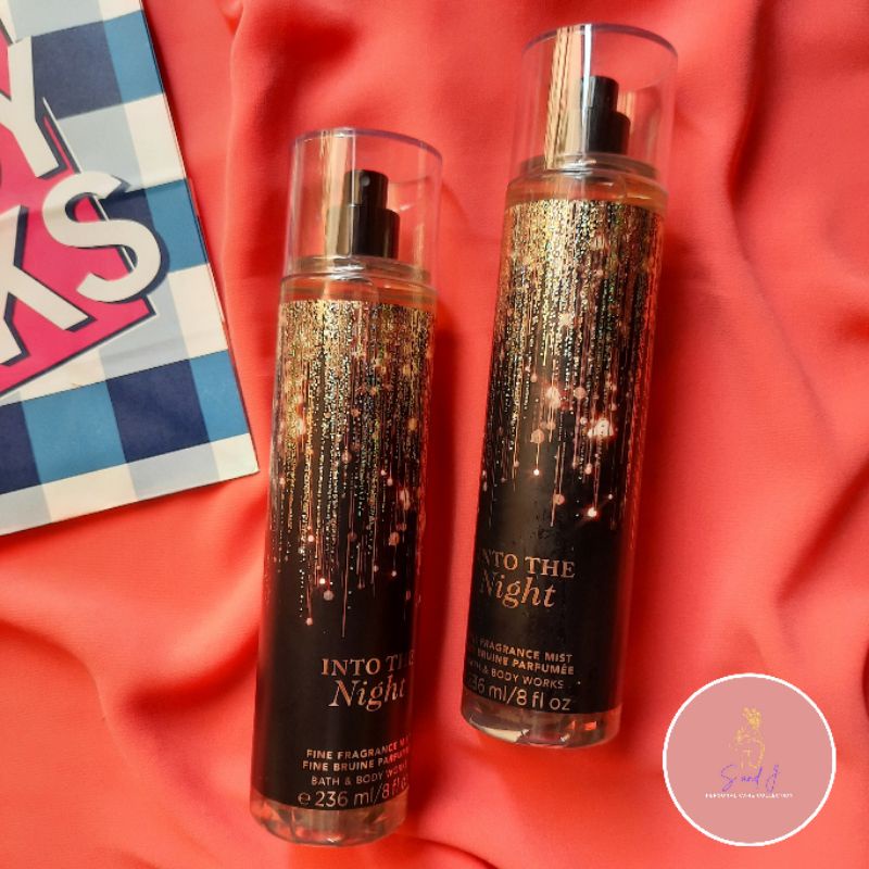 Authentic Bath & Body Works (BBW) Into the Night Fragrance Mist 236ml