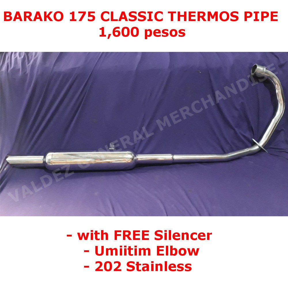 Barako 175 Classic Thermos Pipe Bottle Pipe Stainless Shopee Philippines