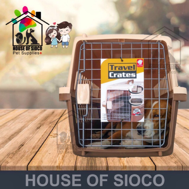 small dog travel crate