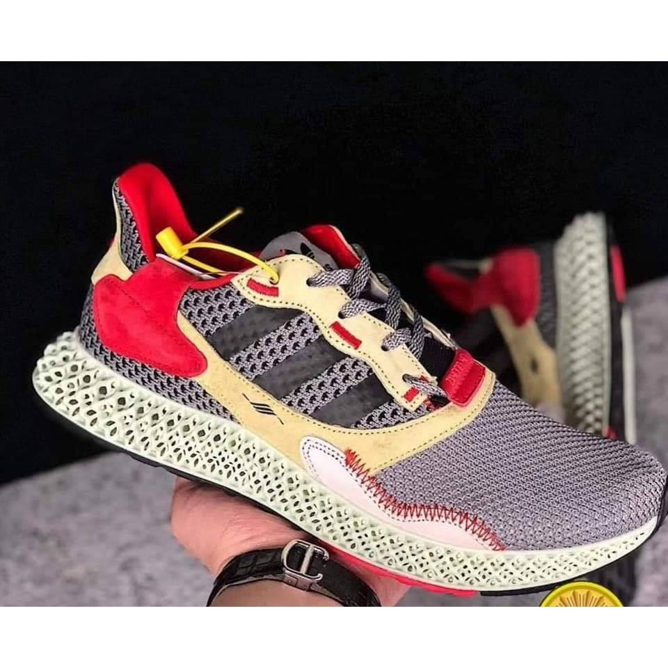 adidas zx 4000 4d grey three hi res yellow