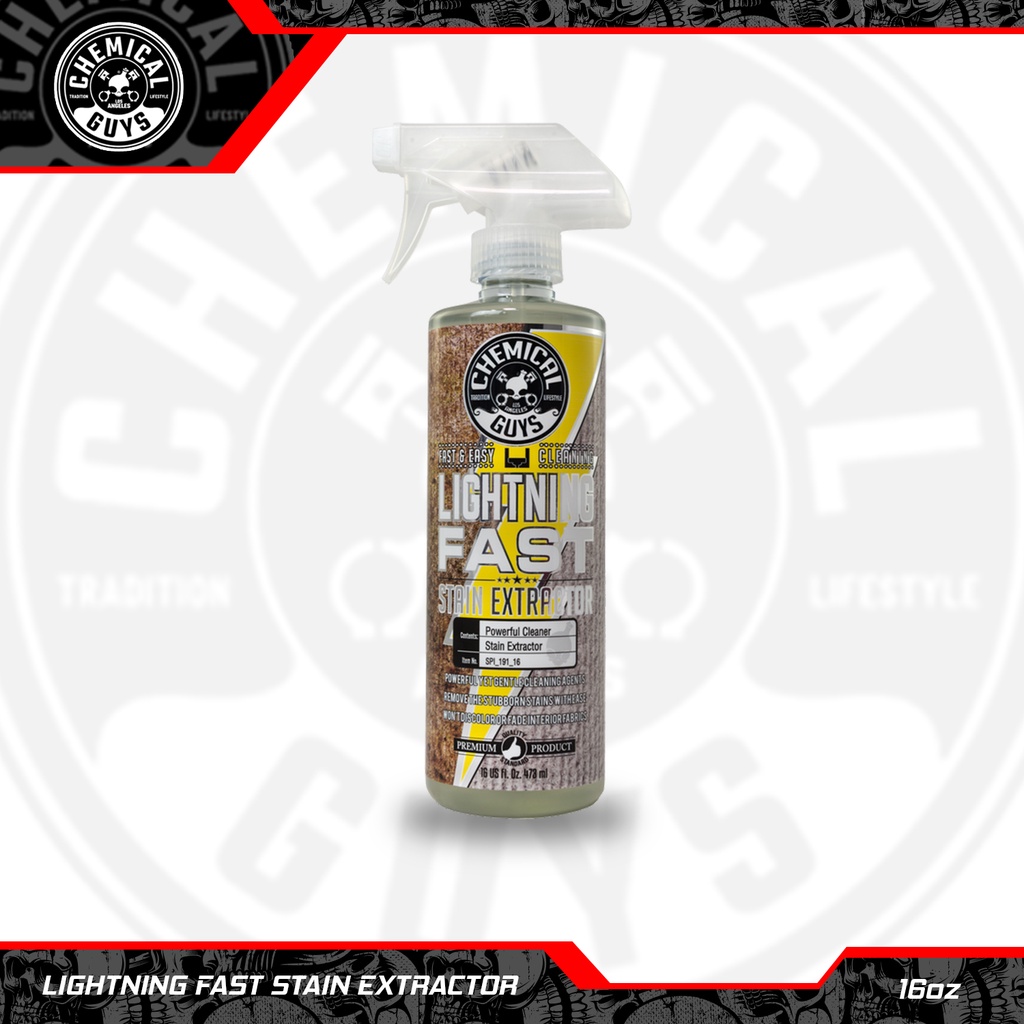 Chemical Guys Lightning Fast Carpet And Upholstery Stain Extractor (16 ...