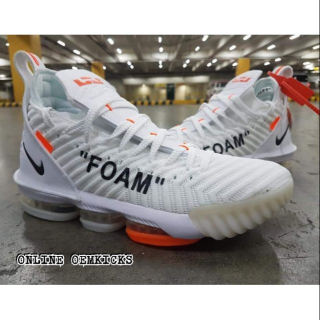 lebron 16 off white