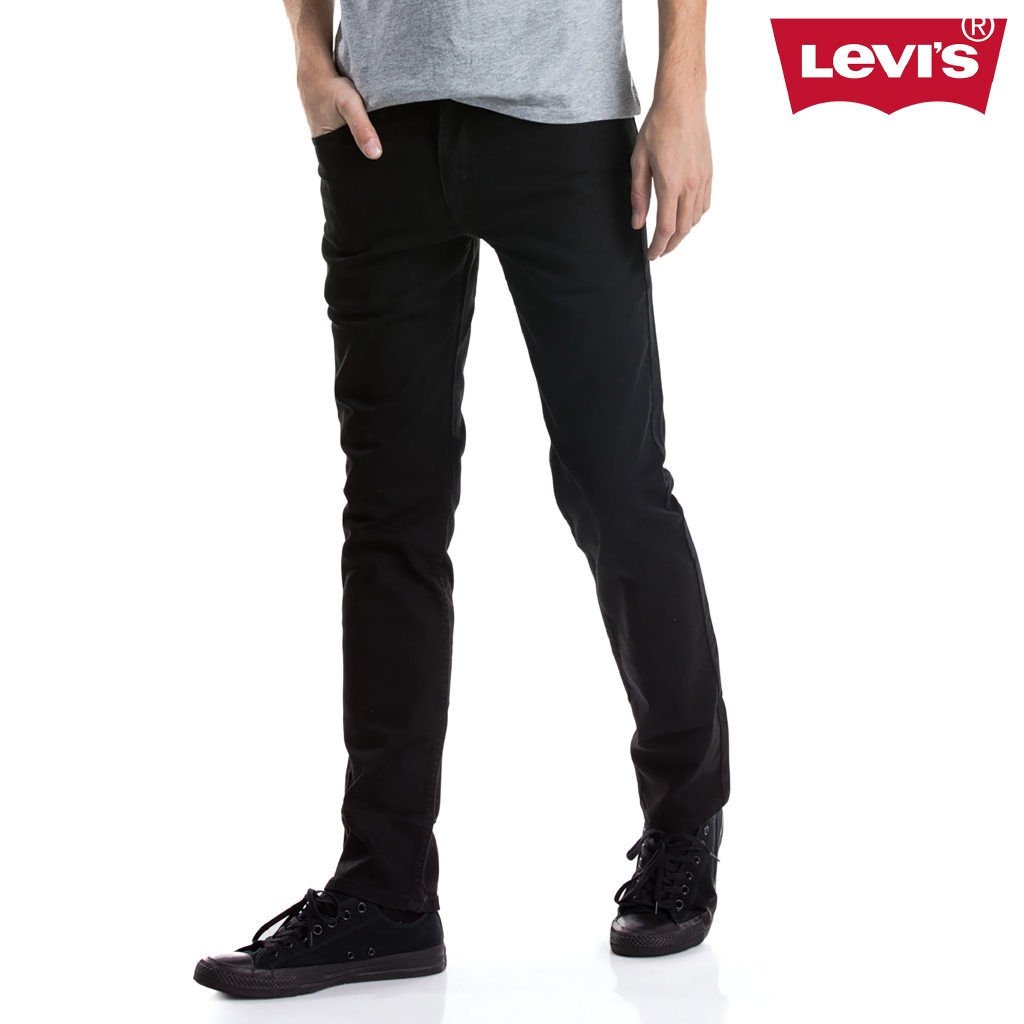 men's levi's black slim fit jeans