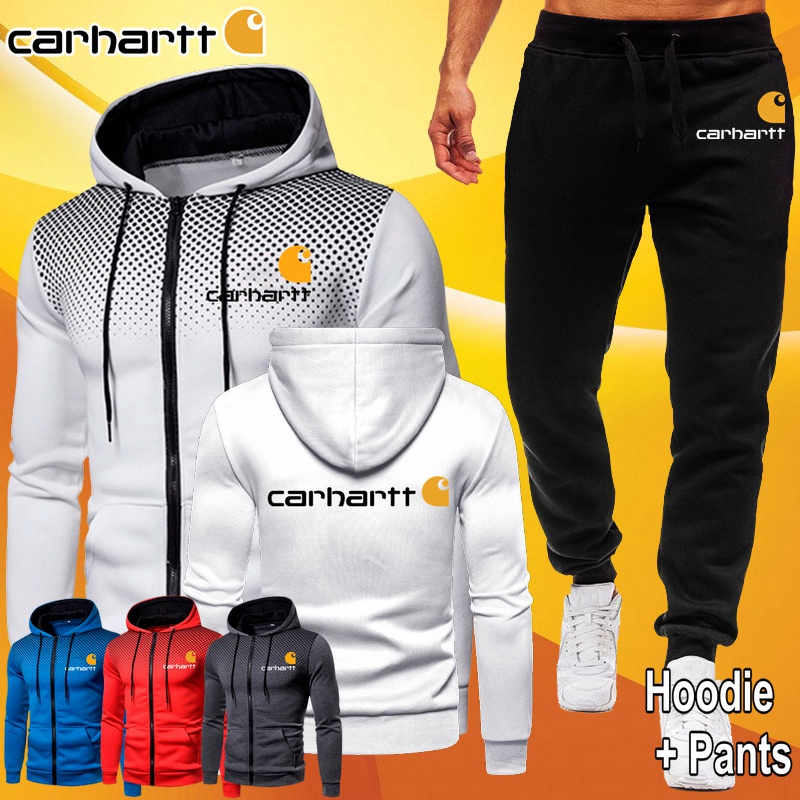 mens all white jogging suit
