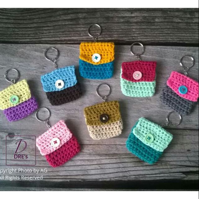 crochet money purse