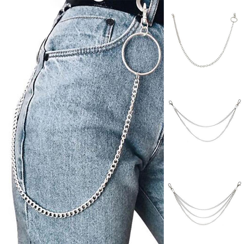 chain in jeans