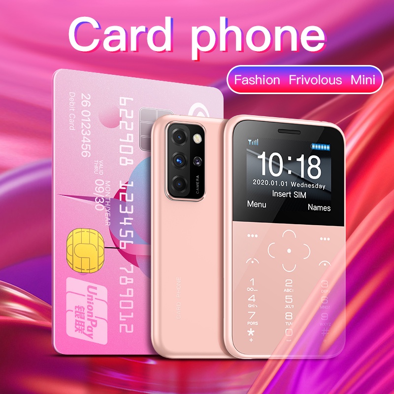 Soyes S10P Card Phone Quad Band GSM Unlocked Mini Card 1.5 IPS Color ...