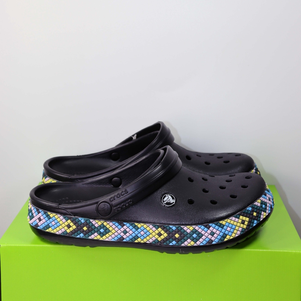 cheap rainbow crocs