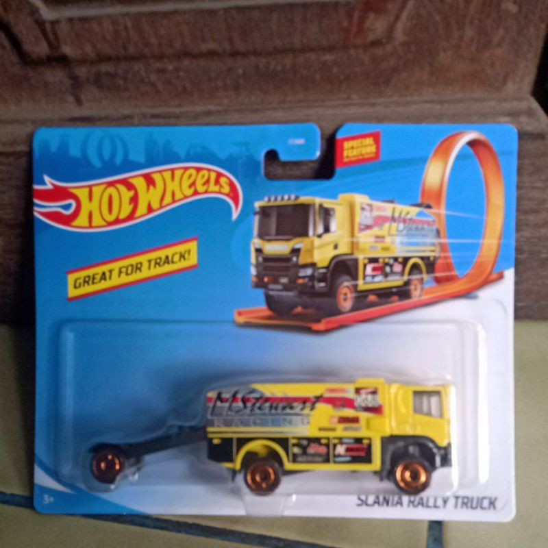 Great For Track Scania Rally Truck Hotwheels Shopee Philippines