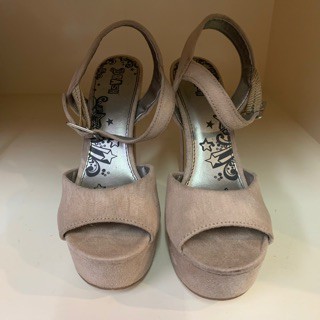 beige heels payless