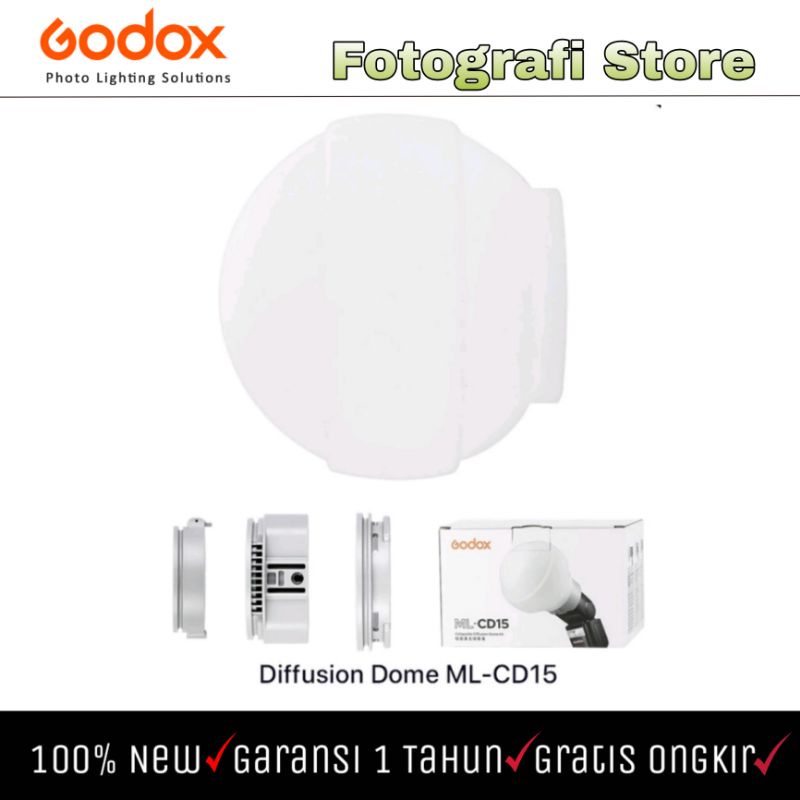 Godox ML-CD15 Diffusion Dome for ML30 and ML30Bi LED Lights | Shopee ...