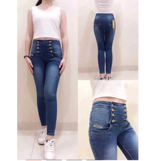 jeans skinny high waist
