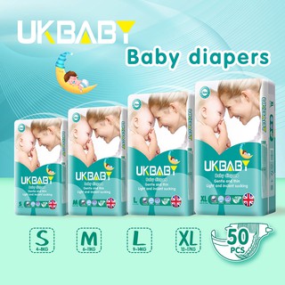 UKBABY Breathable Ultra thin and Dry Unisex Baby Diaper(50pcs) #1