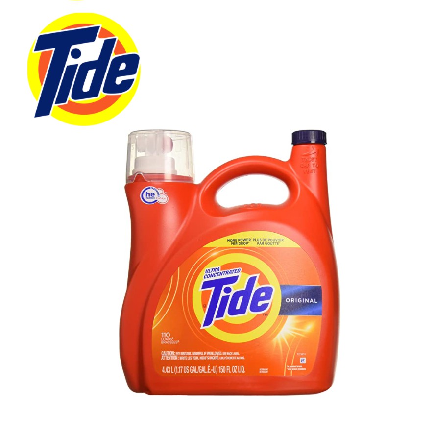 Tide Ultra Concentrated Liquid Laundry Detergent, Original, 4.43 Liters