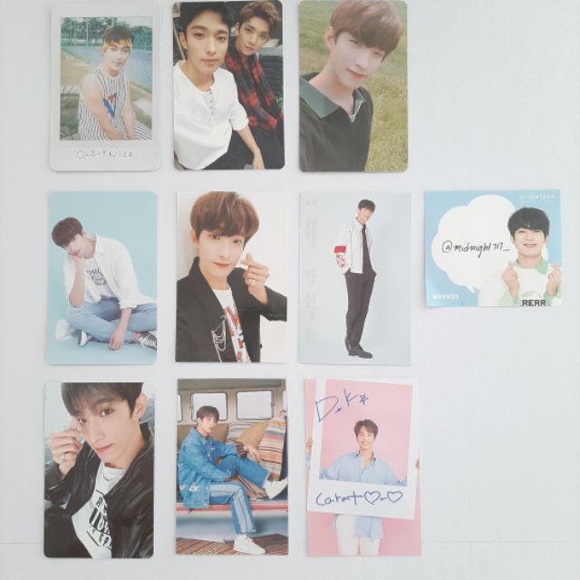 SEVENTEEN DK PHOTOCARDS Shopee Philippines