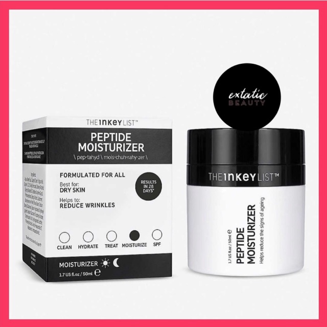 peptide moisturizer the inkey list