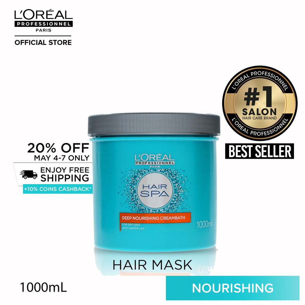 L'Oreal Hair Spa Deep Nourishing Creambath (Hair Mask For Dry Hair) 1L