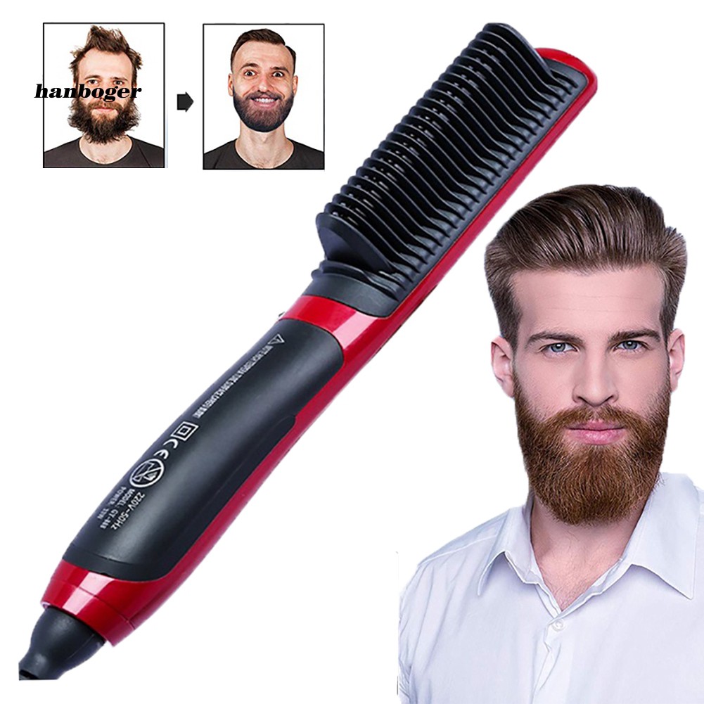 Hbgr Professional Electric Hair Straightener Ironing Styling Brush