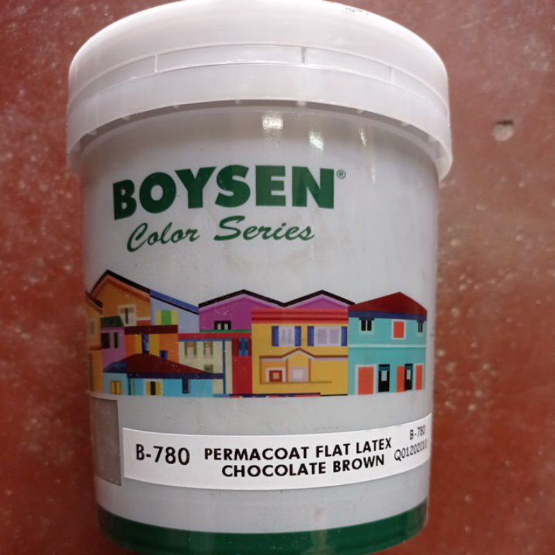 Boysen Permacoat Flat Latex B780 Chocolate Brown 1 Liter Pintura | BeeCost