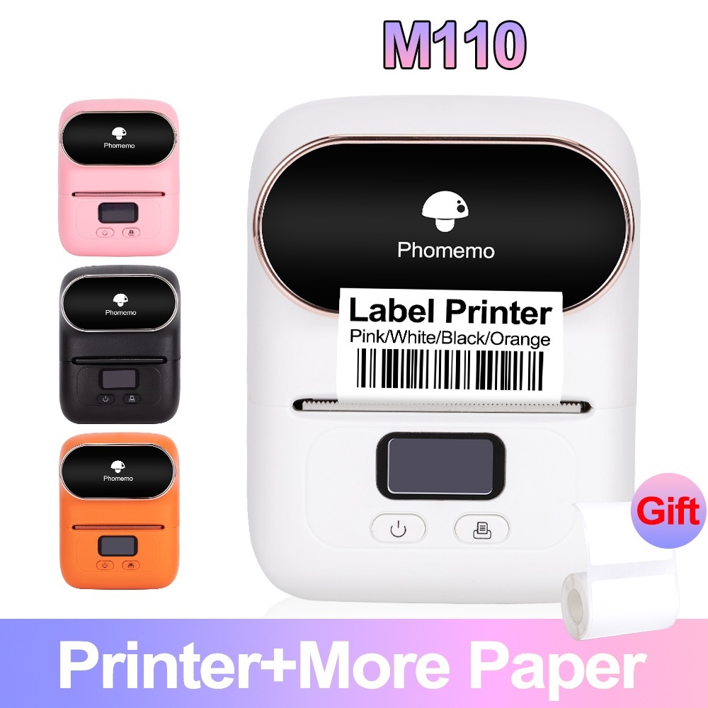 M110 Mini Portable Thermal Label Printer Multifunction SelfAdhesive