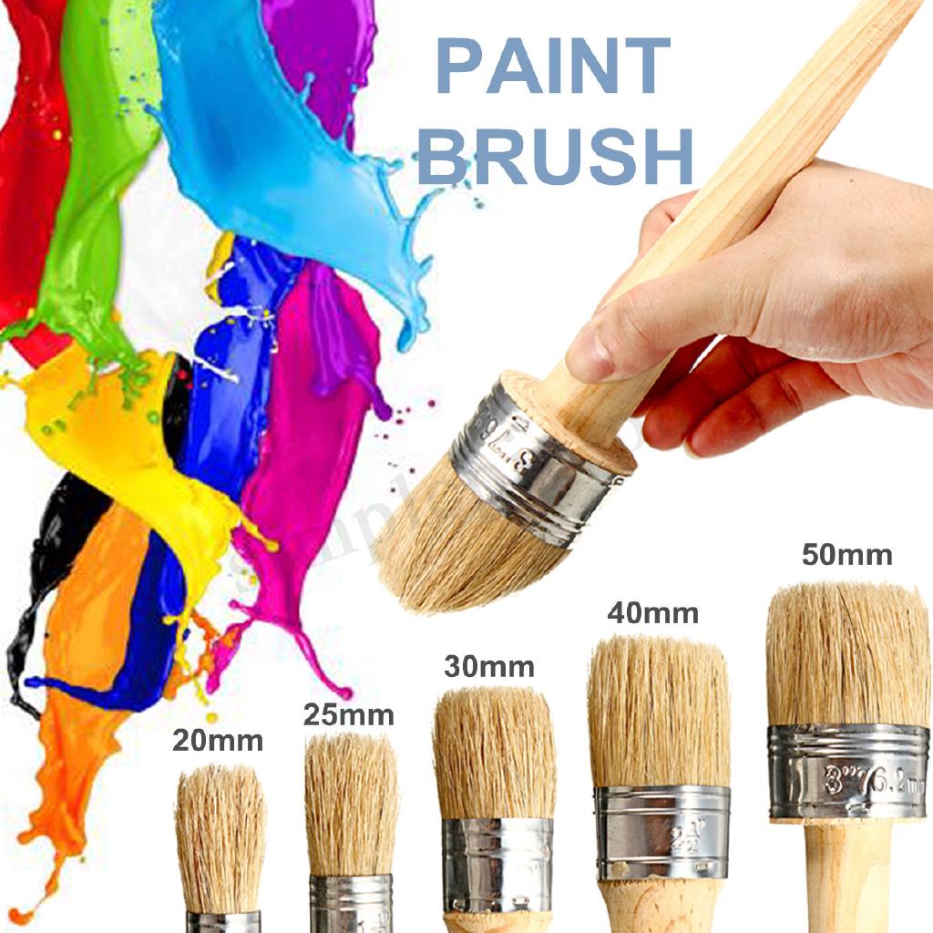 Professional Chalk Paint Wax Brushes Painting Pure Bristle Shopee