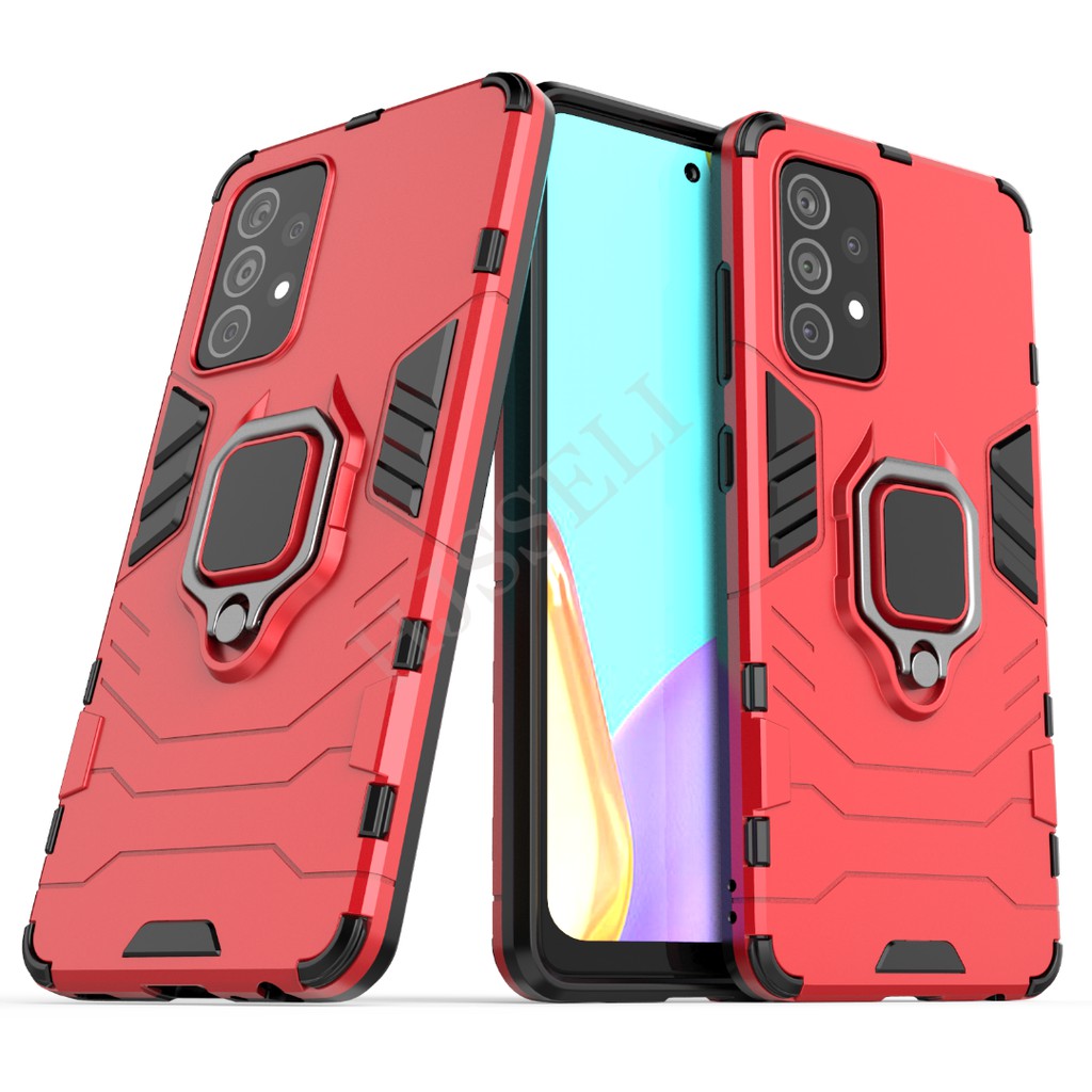 Samsung Galaxy A52 Case Silicone Hard Plastic Armor Cover Samsung A52