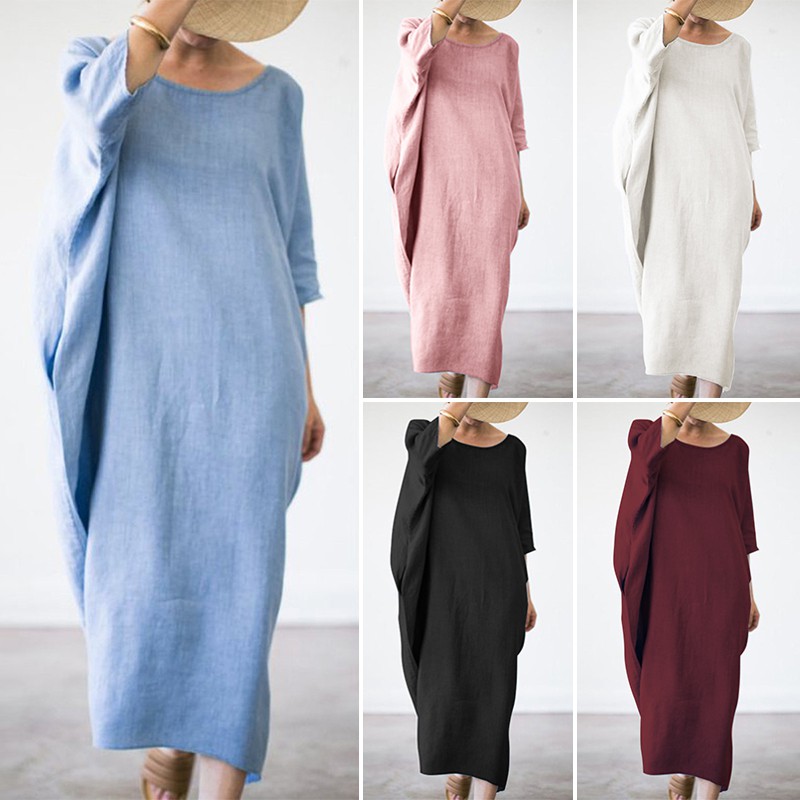 batwing long dress