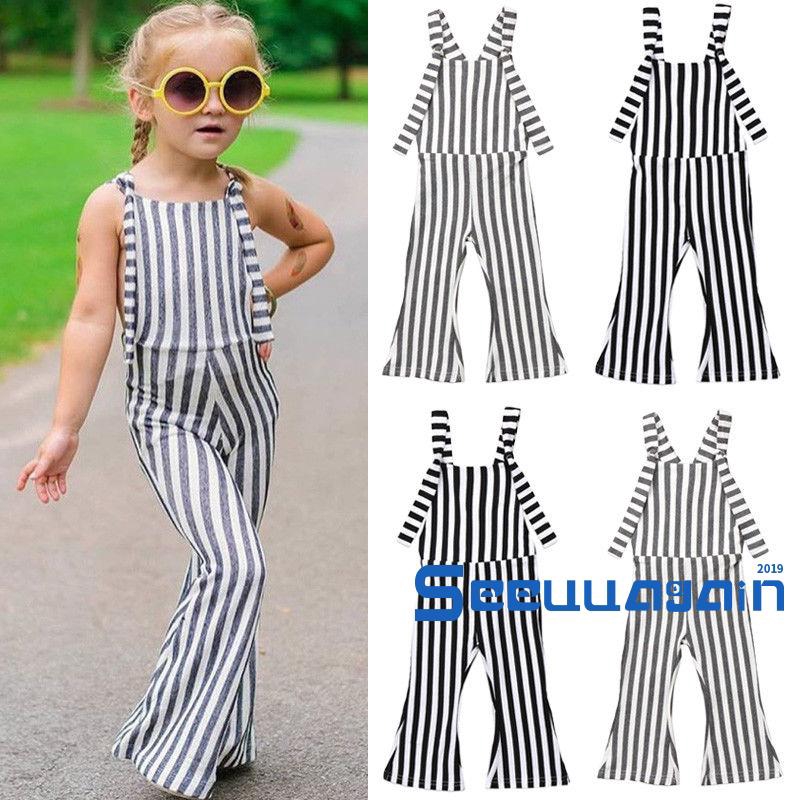 baby bell bottom overalls