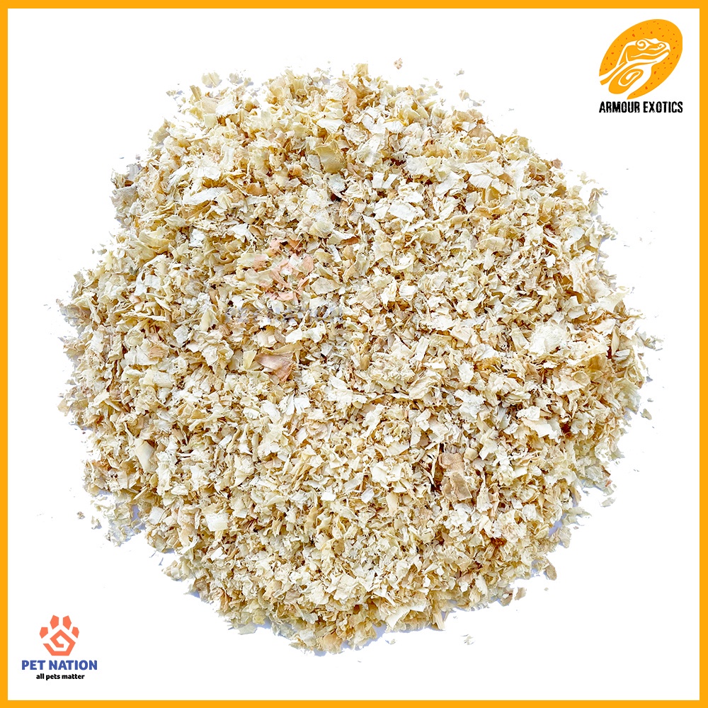 【Ready Stock】■⊕Armour Exotics Aspen Wood Shavings 3.5L/350g Snake Bedding Hamster Bedding Kusot DOS #2